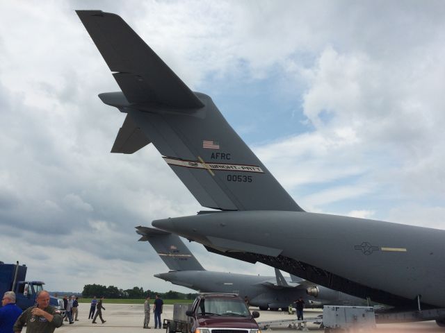 — — - This c17 was being loaded up while I was at wright Patterson.