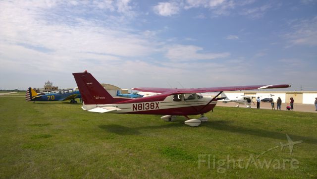 Cessna Skyhawk (N8138X) - Ponca City pancake breakfast fly-in first Saturday of every month, 02 May 2015
