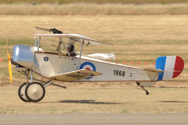 10-1968 — - Registered as a Nieuport 11 Bebe replica it is 7/8 scale to comply with Australian ultralight standard 95-10. Taken at the Jamestown Air Spectacular October 18, 2015. 