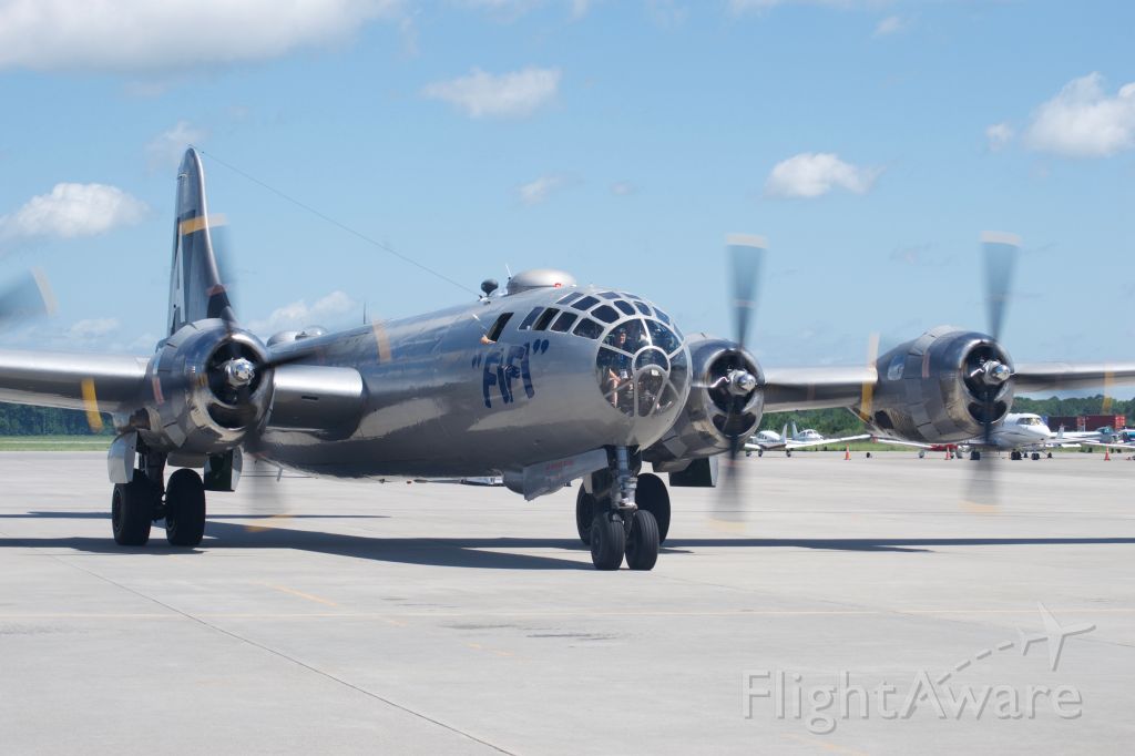 Boeing B-29 Superfortress (NX529B) - B-29 Fifi visits Charleston, SC - Parking