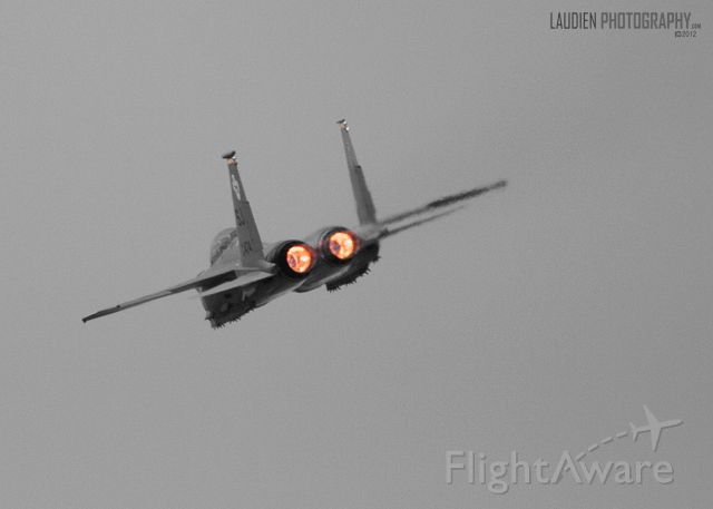 McDonnell Douglas F-15 Eagle — - F15 Flightby at Alliance Airshow