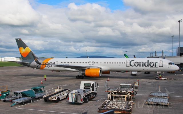 BOEING 757-300 (D-ABOF) - condor b757-30 d-abof arriving in shannon from frankfurt and dep later for halifax 30/7/16.