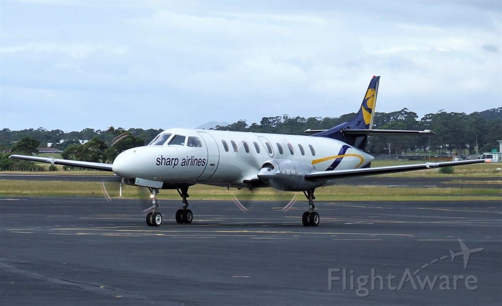 Fairchild Dornier SA-227DC Metro (VH-SRU) - Sharp Airlines Fairchild SA227-AC Metro III VH-SRU (AC-705B) at Wynyard Airport, Tasmania, Australia. 26 March 2021.