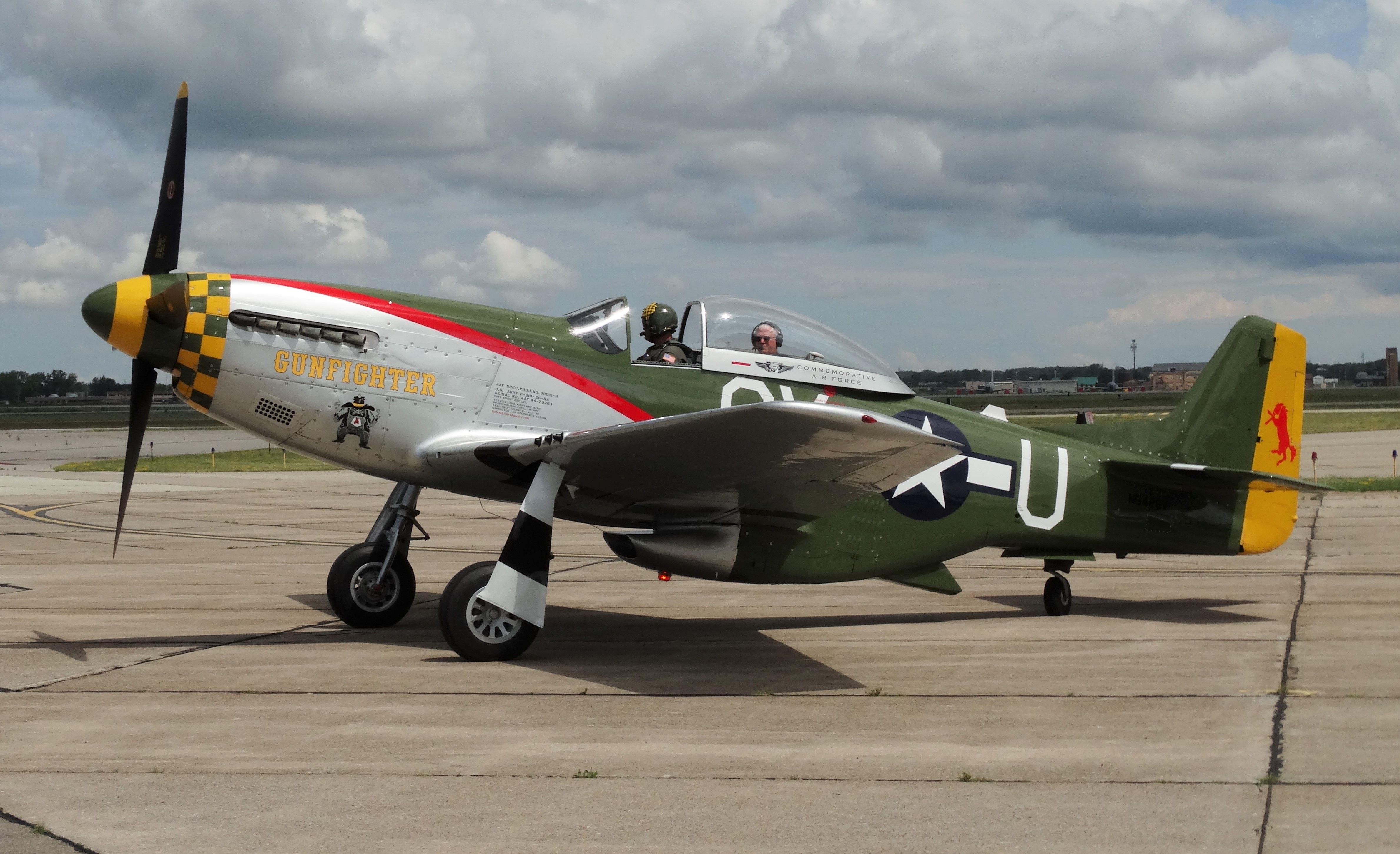 North American P-51 Mustang (N5428V) - P51 Mustang "Gunfighter" at the Airpower History Tour at IAG!