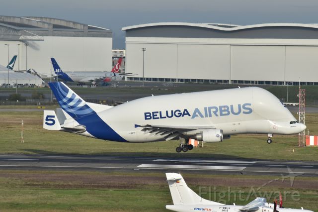 F-GSTA — - Beluga #5 landing in Blagnac LFBO from Madrid
