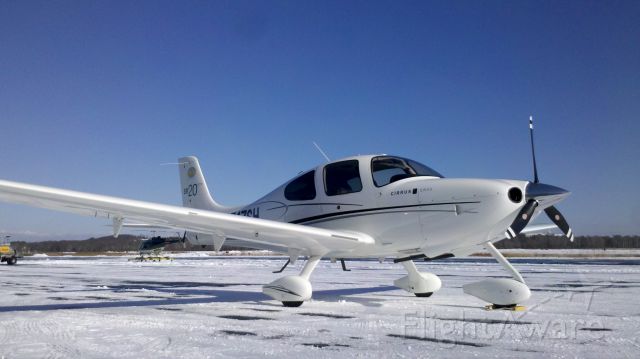 Cirrus SR-20 (N717SH) - On the ramp after a small snow storm