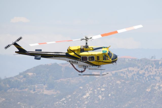 Bell UH-1V Iroquois (N16HX) - Water drop helicopter assisting Cal Fire in Southern California 6/30/22