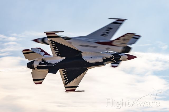 87-0309 — - The frozen intersection instant for the Thunderbirds a week ago at Davis-Monthan AFB 