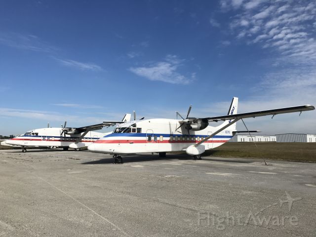 Short SD3-60 (N367MQ) - Two former American Eagle Shorts 360s. Affectionately known by many creative names including "the box the Twin Otter came in".