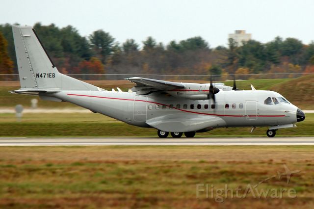 Casa Persuader (CN-235) (N471EB) - November 417 Echo Bravo  departing on 16
