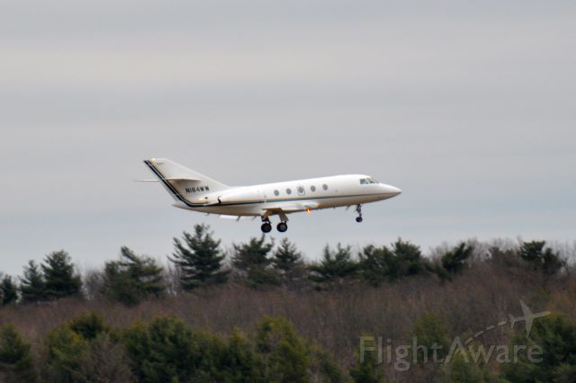 Dassault Falcon 20 (N184WW) - Inbound to Schenectady County Airport NY