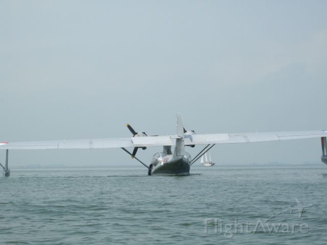PH-PBY — - Catalina, waiting for passengers on the surface of the IJselmeer near Muiden, Netherlands