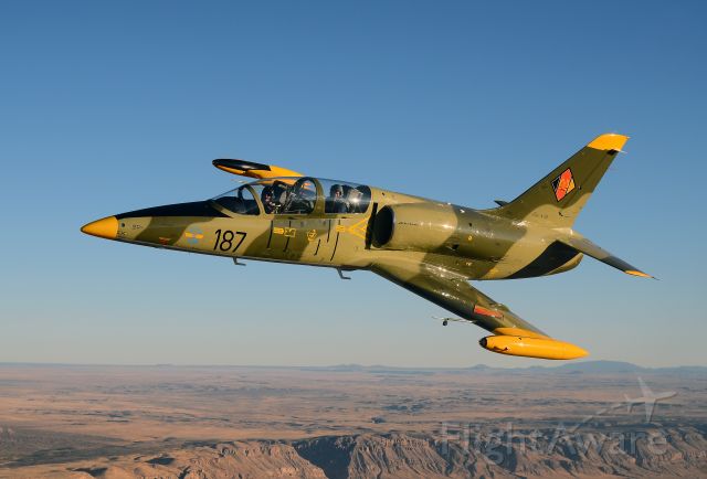Aero L-39 Albatros (N187D) - Photo by Keith Charlot over St. George, Utah