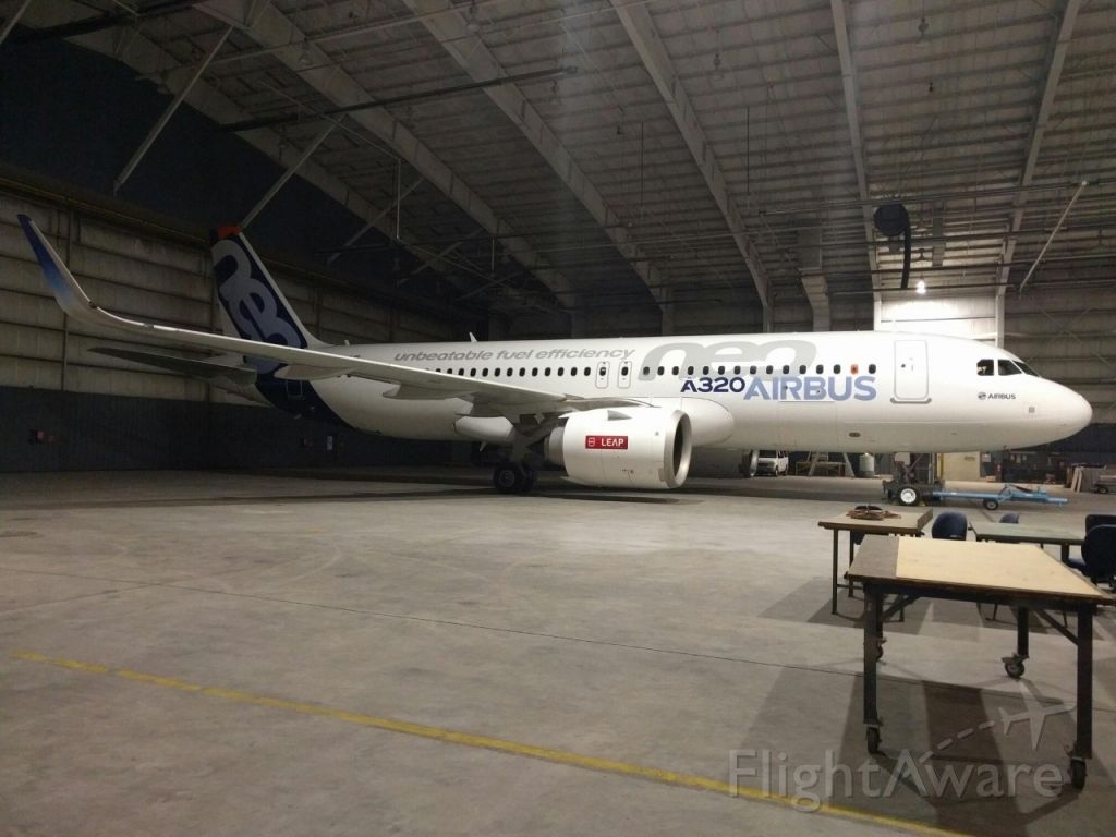 Airbus A320 — - west hanger YX