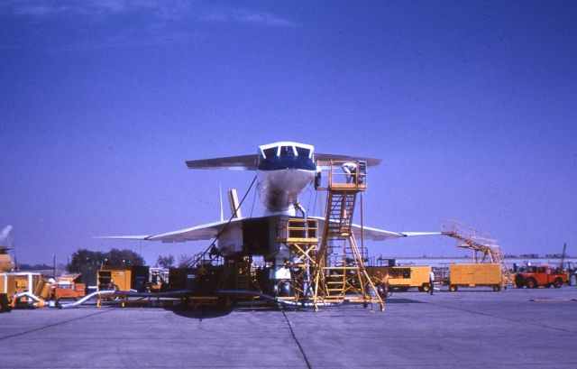 N20001 — - USAF "Valkyrie" research testbed Mach 3.05 bomber. October 1964, Edwards AFB, California