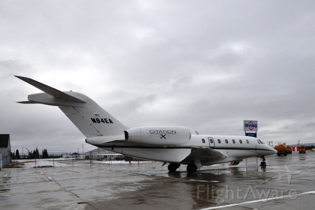 Cessna Citation X (N84EA) - Parked at Irving Aviation Goose Bay