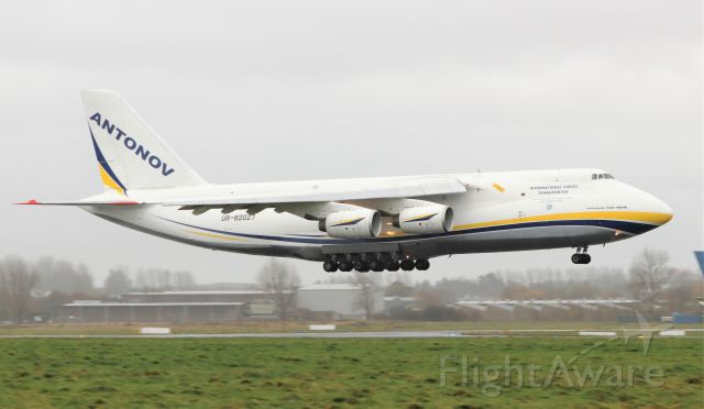 Antonov An-124 Ruslan (UR-82027) - adb an-124-100m ur-82027 landing at shannon from dammam 29/10/20.