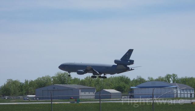 N70120 — - Shown here is an Air Force KC10 Aerial Refueling Tanker doing touch and goes in May of 2018.