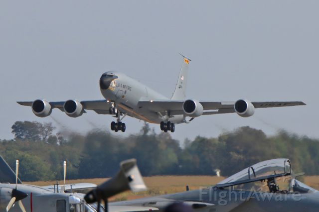 Boeing C-135FR Stratotanker (58-0099) - Old Iron II, a USAF Boeing KC-135RT, 58-0099, c/n 17844, lifting off for their demonstration on 23 Sept 2017 at AirShow London 2017. The KC and crew are from the 121st ARW, PA ANG.