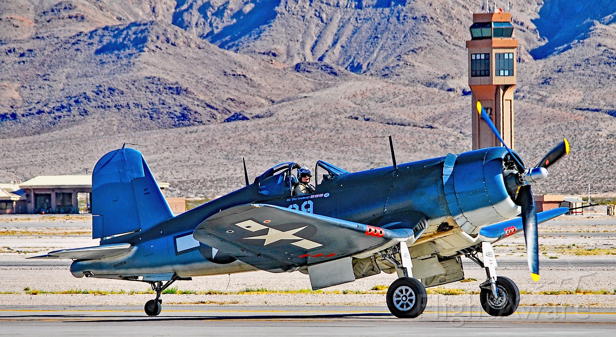 VOUGHT-SIKORSKY V-166 Corsair (N209TW) - N209TW 1945 Goodyear FG-1D Corsair s/n 92489 - Aviation Nation 2017br /Las Vegas - Nellis AFB (LSV / KLSV)br /USA - Nevada, November 11, 2017br /Photo: TDelCoro