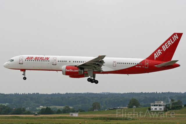 Boeing 757-200 (HB-IHS) - "Air Berlin" livery