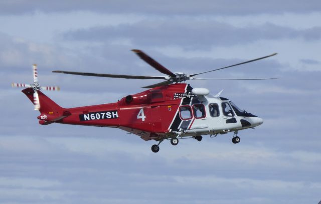 N607SH — - Shown here hovering is an AgustaWestland 139 Rotorcraft in the Spring of 2017.