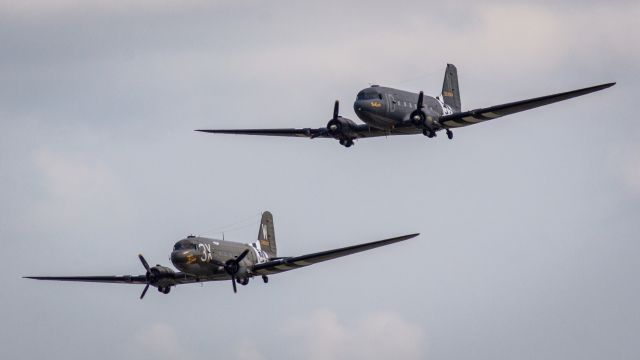 Douglas DC-3 — - DC3s formation flying at Airventure 2021