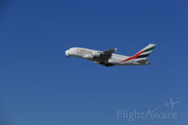 Airbus A380-800 — - SALIDA DESDE AERO´PUERTO EL PRAT BARCELONA 