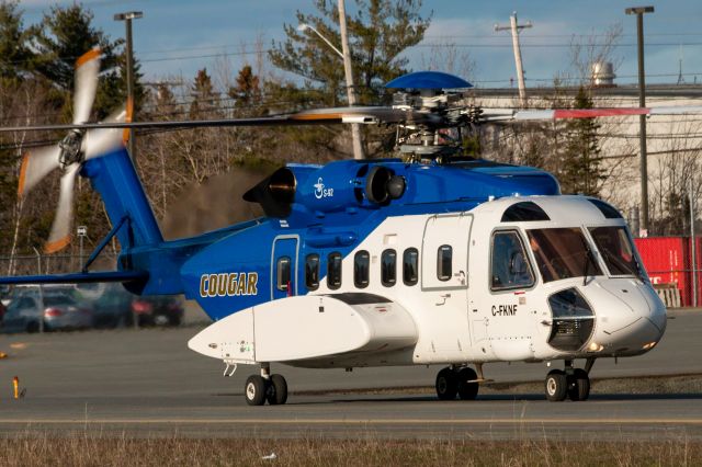 Sikorsky Helibus (C-FKNF) - KNF departing on a short maintenance test flight 