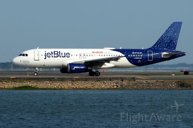 Airbus A320 (N709JB) - JetBlue  Fly-Fi operating as flight 405 to Long Beach, CA