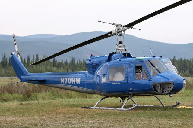 N70NW — - UH-1B at Nenana helitack base in July 2009.