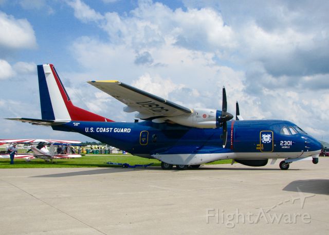 Casa Persuader (CN-235) (N2301) - AirVenture 2016.   U.S. Coast Guard HC-144A Ocean Sentry. Should not have a "N" in front but FA automatically put the N in front of 2301.