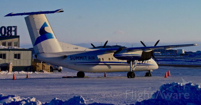 de Havilland Dash 8-100 (C-GASB) - I always wonder why the Tail is so big? Photo was taken on Mar. 05, 2016 in Iqaluit, Nunavut