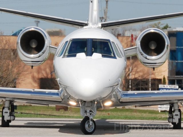 Cessna Citation Excel/XLS (ASP234) - Citation XL turning onto runway at Torontos Buttonville Airport.  April 11/10.