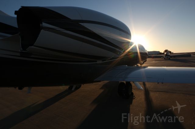 Cessna Citation Sovereign — - Sunset at McClellan-Palomar Airport, always great weather! 