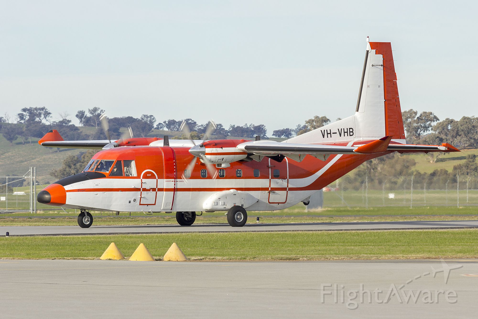 NURTANIO Aviocar (VH-VHB) - Skytraders (VH-VHB) CASA C-212-400 Aviocar at Wagga Wagga Airport