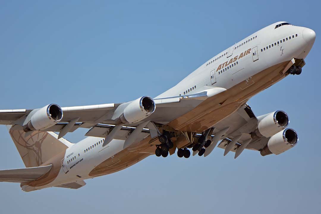 Boeing 747-400 (N263SG) - Atlas Air Boeing 747-481 N263SG at Phoenix Sky Harbor on August 29, 2018.