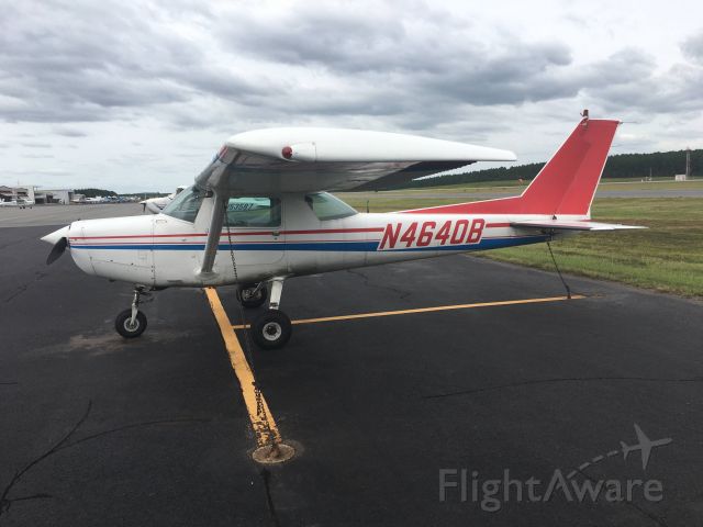 Cessna 152 (N4640B) - Checkride prep flight at Wings of Carolina Flying Club in this Cessna 152, N4640B. Taken September 8, 2020.
