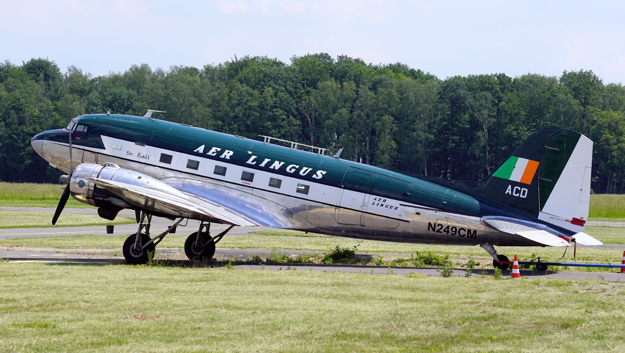 Douglas DC-3 (N249CM) - Vor dem Abschied aus ZQW