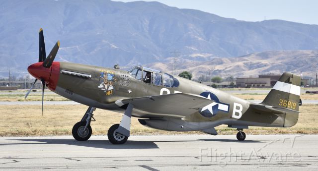North American P-51 Mustang (N4651C) - Planes of Fame Airshow Chino CA