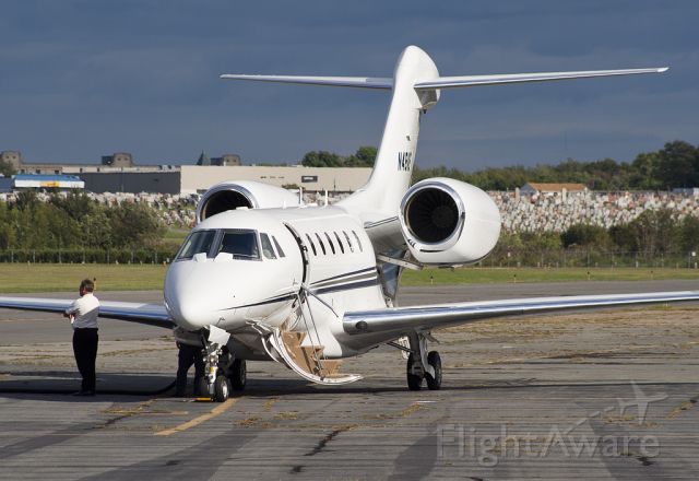 Cessna Citation X (N48VE) - Getting ready to go