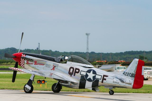 North American P-51 Mustang (NL68JR) - P-51 MUSTANG, Kansas City Air Show, Wheeler Downtown Airport