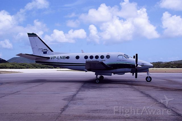 Beechcraft King Air 100 (VP-LNB) - BVI Air Charters  BVI Air Charter  BVI Airline  BVI Airlines  BVI Flights