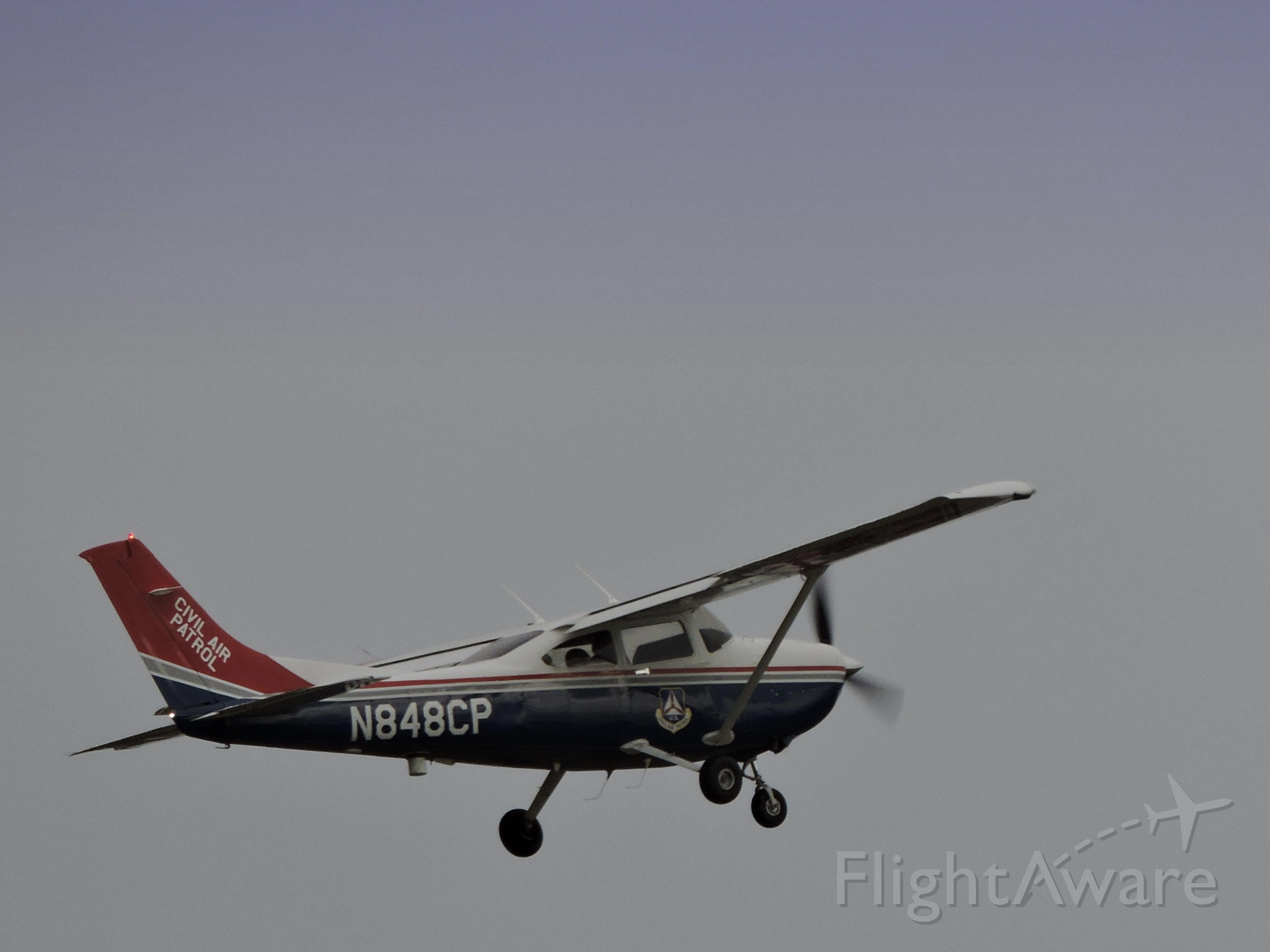 Cessna Skyhawk (N848CP) - This Civil Air Patrol Cessna Skyhawk is a couple moments from departure in the Summer of 2015.
