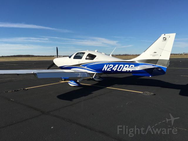 Cessna TTx (N240BR) - 2015 Cessna T240 TTx on Cessnas Independence factory flightline