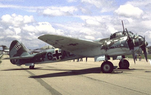 — — - Junkers Ju-88.br /National Museum of the United States Air Forcebr /Wright-Patterson Air Force Basebr /Dayton, OH, USAbr /April 1978