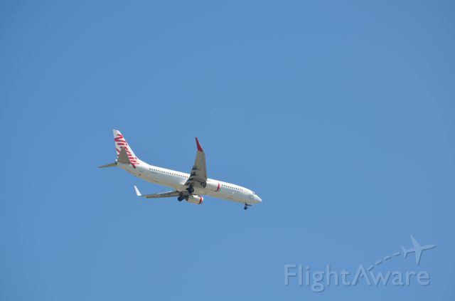 Boeing 737-800 (VH-VUC) - Taken from my patio on a beautiful Sunshine Coast day