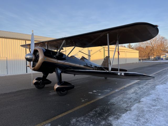 Piper PA-17 Vagabond Trainer (N811G) - Getting preflighted for a winter sunset flight