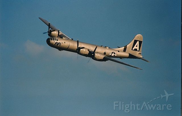 Boeing B-29 Superfortress (N529B) - CAF's B-29 approaching the crowd line and making a fly by during an Air Power Air Show in KOKC