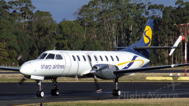 Fairchild Dornier SA-227DC Metro (VH-HWR) - Sharp Airlines Fairchild SA-227DC Metro 23 VH-HWR (DC-851B) at Wynyard Airport, Tasmania, Australia. 22 August 2016.